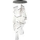 Rinkle LED 27.5 inch Brushed Gunmetal Multi-Light Pendant Ceiling Light
