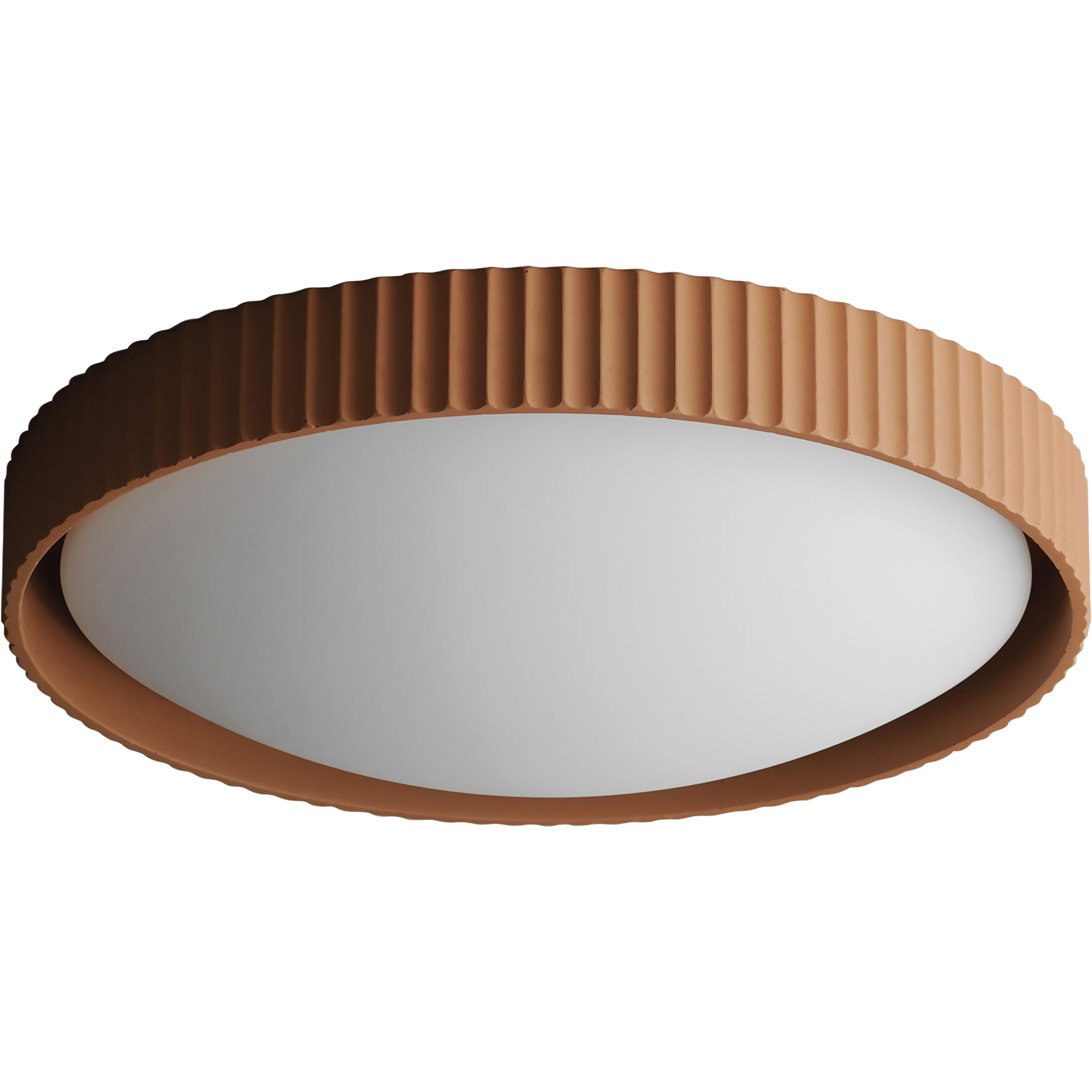 Souffle LED 22 inch Terra Cotta Flush Mount Ceiling Light