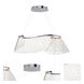 Tartan LED 32 inch Polished Chrome Linear Pendant Ceiling Light