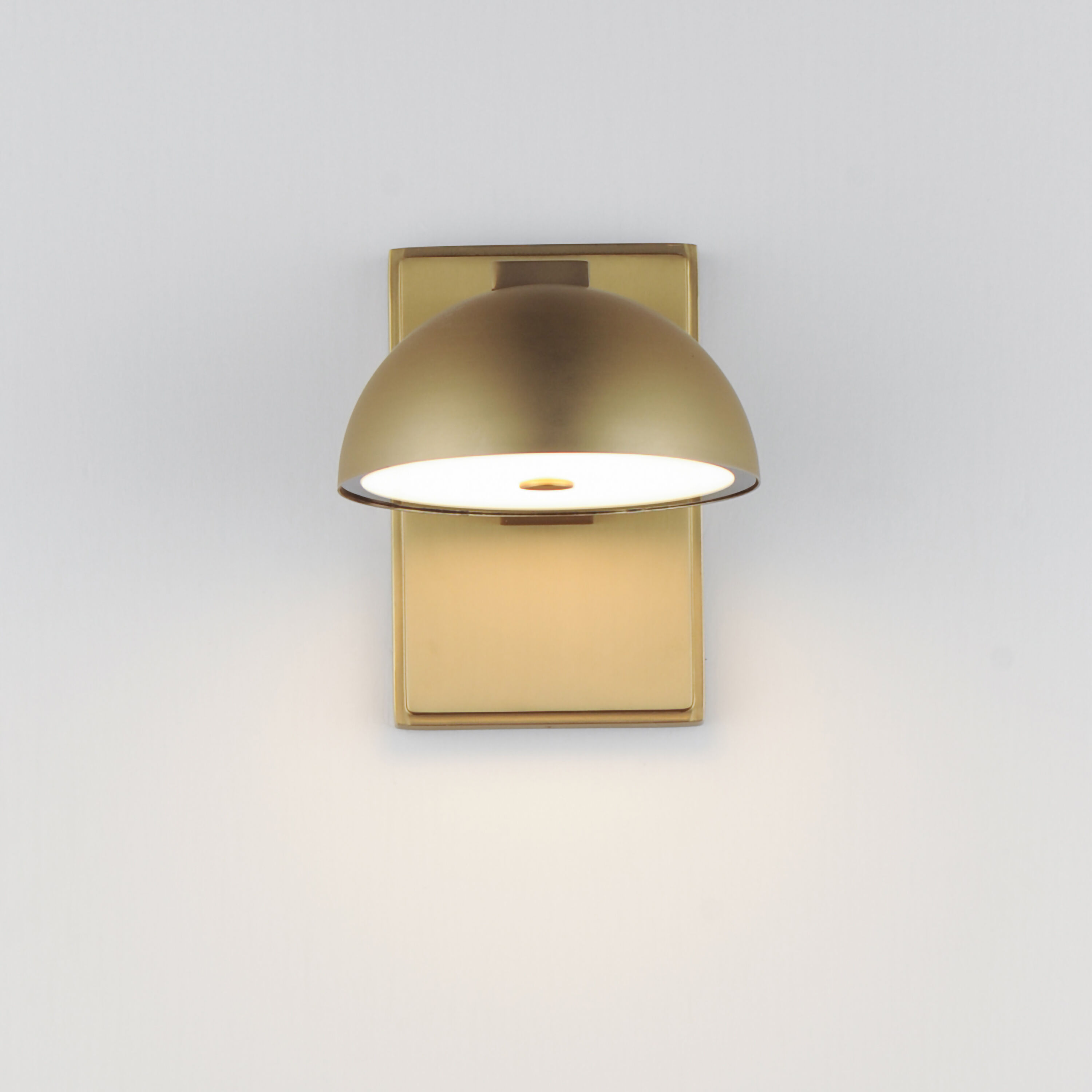 Cauldron LED 7 inch Gold Outdoor Wall Mount