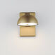 Cauldron LED 7 inch Gold Outdoor Wall Mount