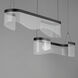 Sonata LED 47.25 inch Black Linear Pendant Ceiling Light