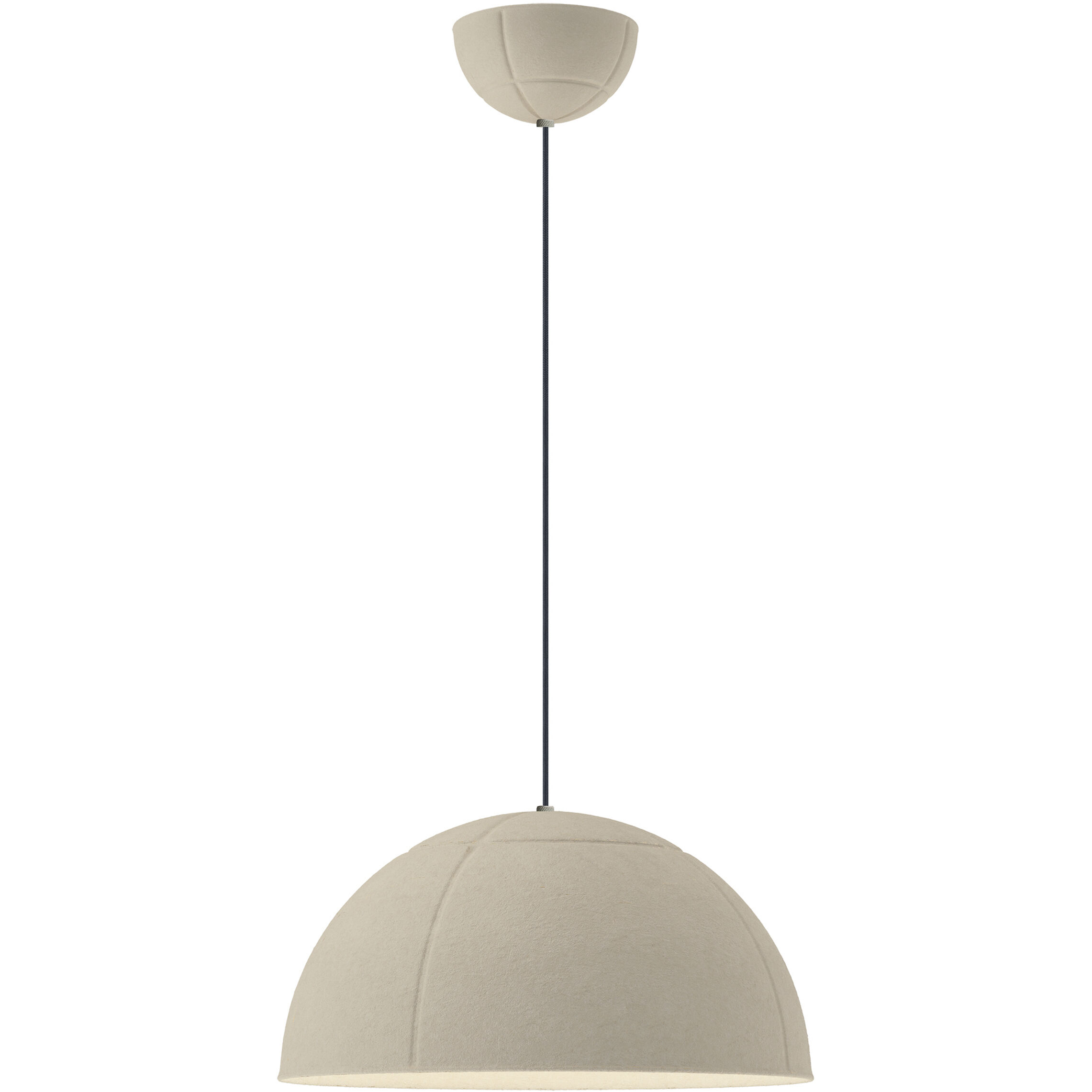 Wimbledon LED 16 inch Light Cream Single Pendant Ceiling Light