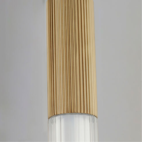 Reeds LED 2.25 inch Gold Single Pendant Ceiling Light