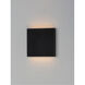 Brik LED 4.75 inch Black Outdoor Wall Sconce