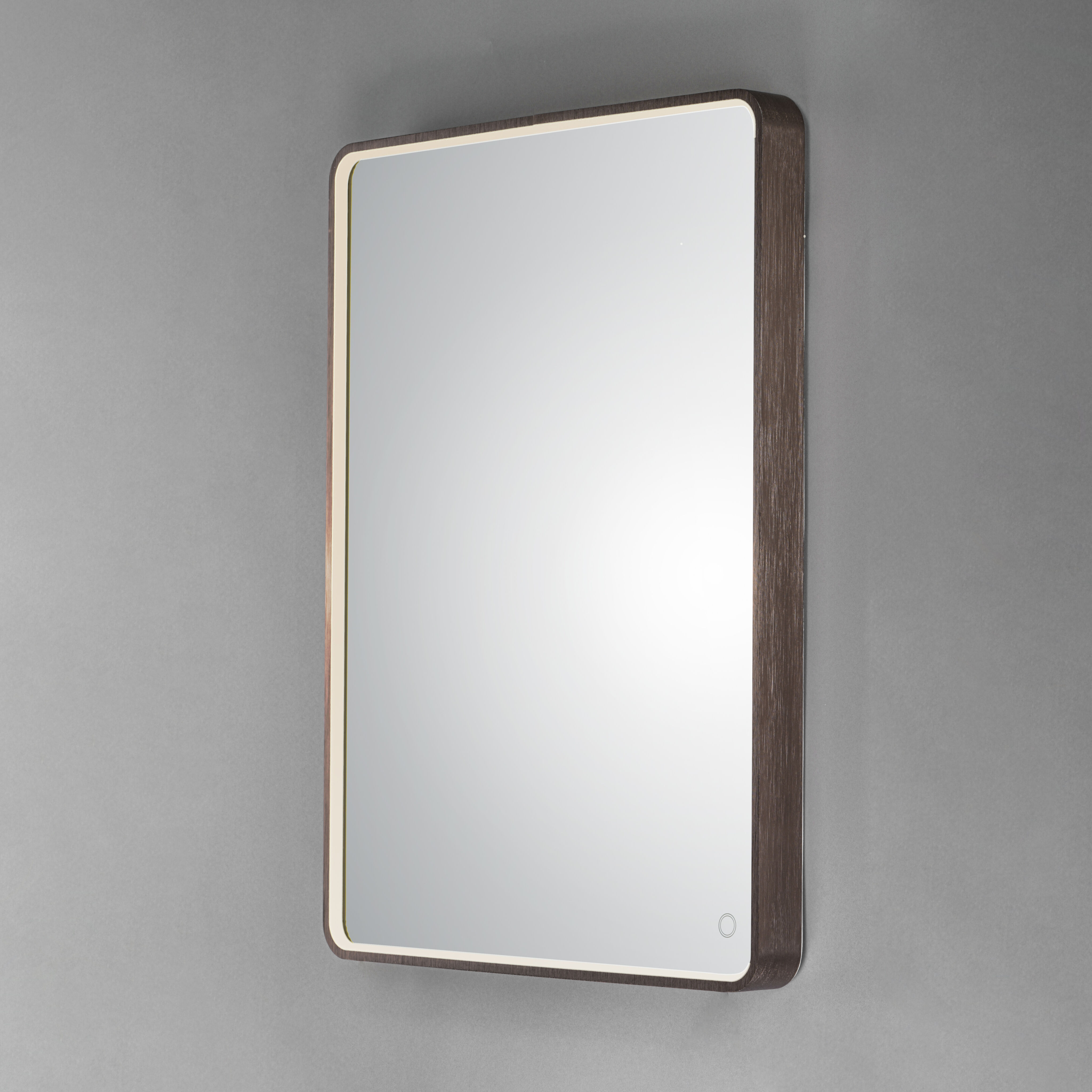 Mirror 31.5 X 23.75 inch Anodized Bronze LED Wall Mirror