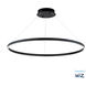 Groove WiZ LED 39.5 inch Black Single Pendant Ceiling Light
