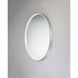 Mirror 27.5 X 27.5 inch Brushed Aluminum LED Mirror