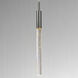 Scepter LED 4.75 inch Black Chrome Mini Pendant Ceiling Light in Bubble