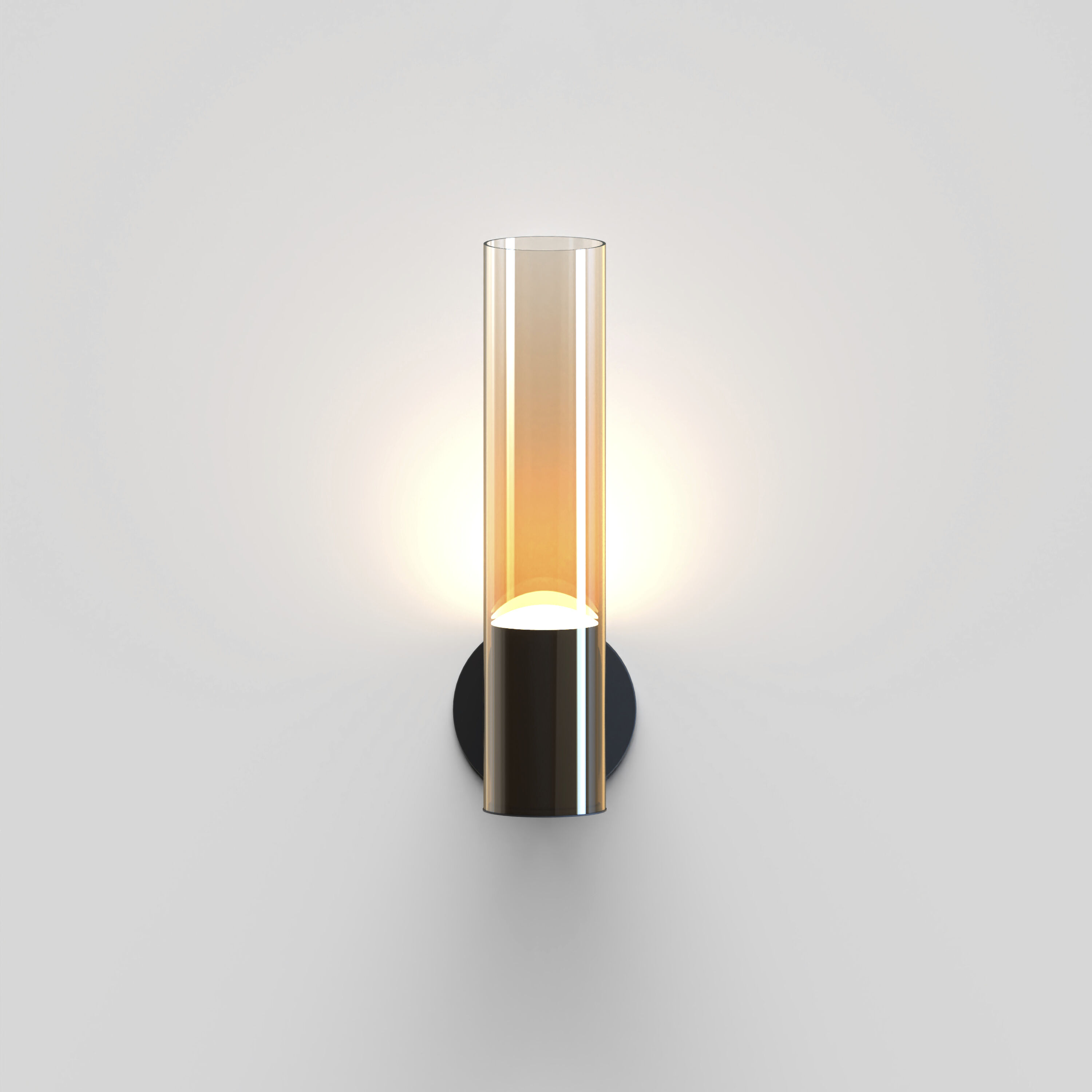 Highball LED 5 inch Gunmetal ADA Wall Sconce Wall Light in Amber