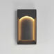 Brasilia LED 12 inch Black Outdoor Wall Mount