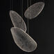 Moonscapes LED 28.5 inch Polished Chrome Multi-Light Pendant Ceiling Light