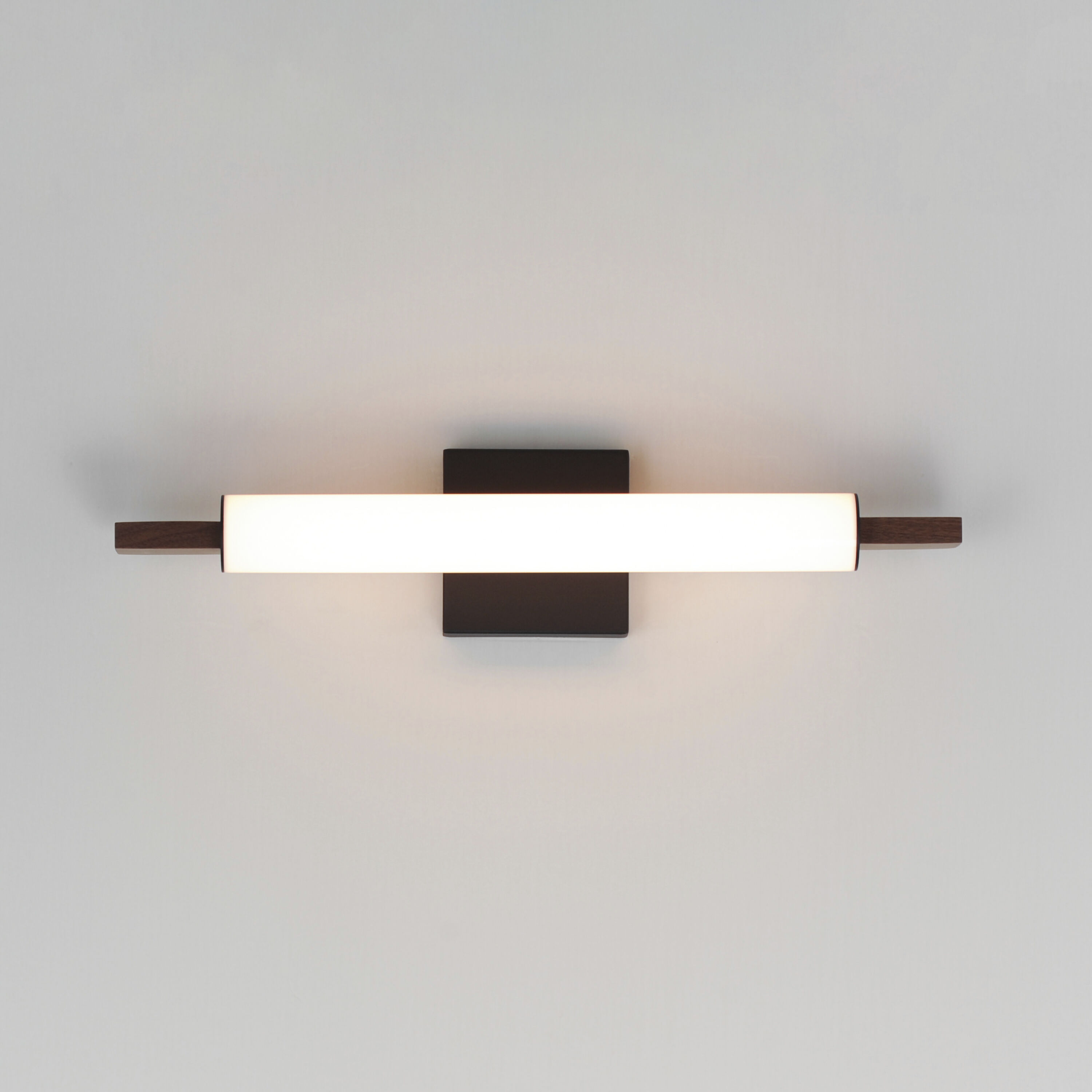 Joist LED 21.75 inch Walnut and Black Wall Sconce Wall Light