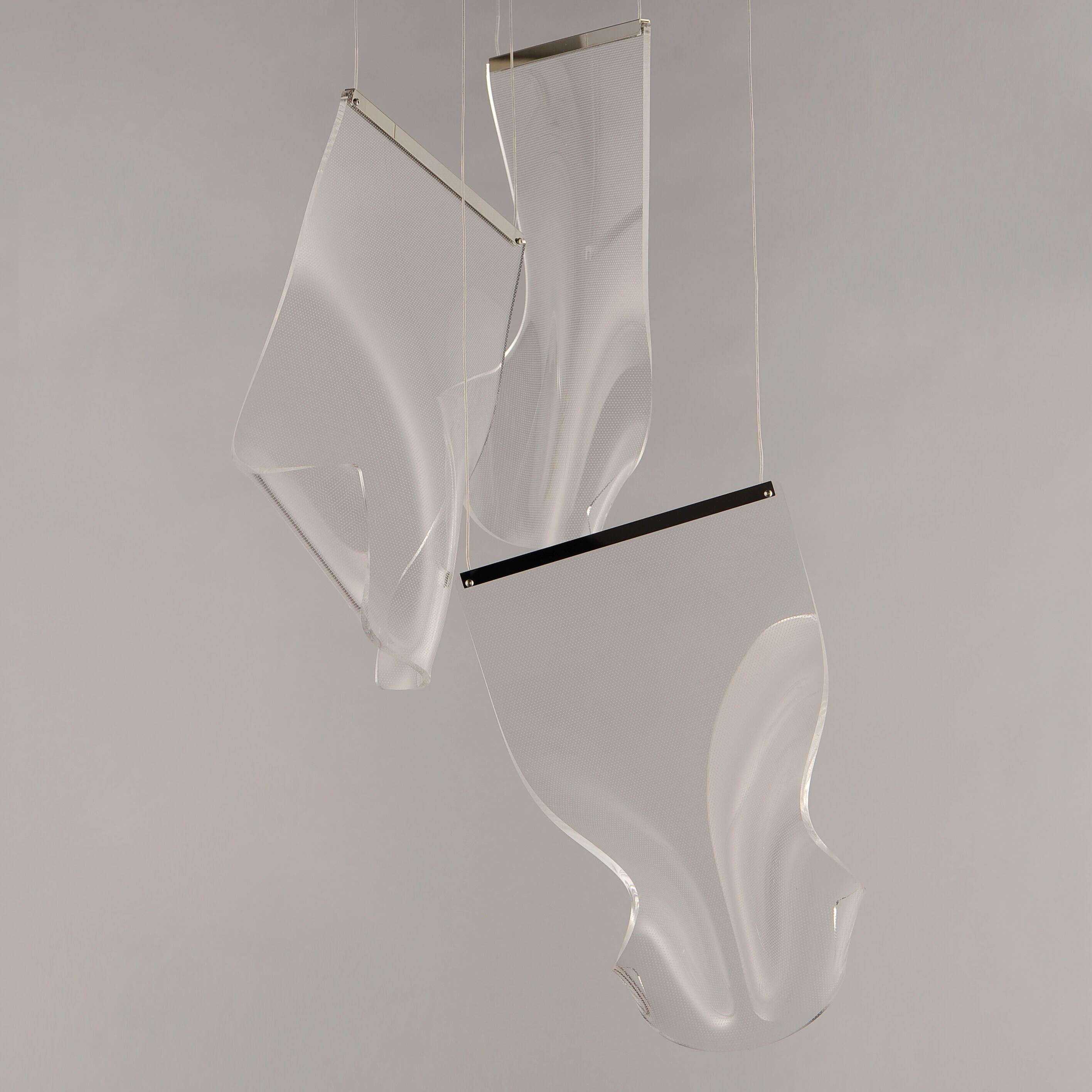 Rinkle LED 15.75 inch Polished Chrome Multi-Light Pendant Ceiling Light