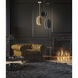 Interval LED 7.75 inch Black Single Pendant Ceiling Light