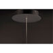 4 Square LED 20.5 inch Black Single Pendant Ceiling Light