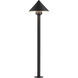 Alumilux Bollard 12 7.00 watt Black Outdoor Pathway Light