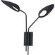 Marsh LED 33.25 inch Black Wall Sconce Wall Light