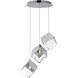 Ice Cube 3 Light 18.50 inch Pendant