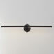 Dorian 18 watt 30.75 inch Black Picture Light Wall Light