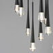 Pierce LED 24.75 inch Black Multi-Light Pendant Ceiling Light