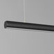 Continuum LED 47 inch Black Linear Pendant Ceiling Light