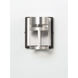 Accord LED 5 inch Black and Brushed Aluminum Bath Vanity Wall Light