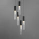 Reeds LED 13.75 inch Black Multi-Light Pendant Ceiling Light