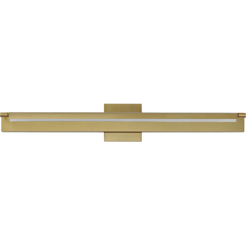 Bookkeeper LED 30 inch Natural Aged Brass Wall Sconce Wall Light