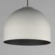 Foster LED 15.75 inch Black and Gold Single Pendant Ceiling Light in Gray and Black