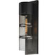 Smokestack LED 20 inch Black Outdoor Wall Mount