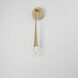 Pierce LED 2.25 inch Gold ADA Wall Sconce Wall Light