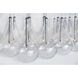 Larmes 9 Light 14 inch Polished Chrome Multi-Light Pendant Ceiling Light