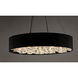 Pipes LED 30 inch Black and Brushed Aluminum Multi-Light Pendant Ceiling Light