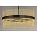 Chimes WiZ LED 33.75 inch Black and Satin Brass Single Pendant Ceiling Light