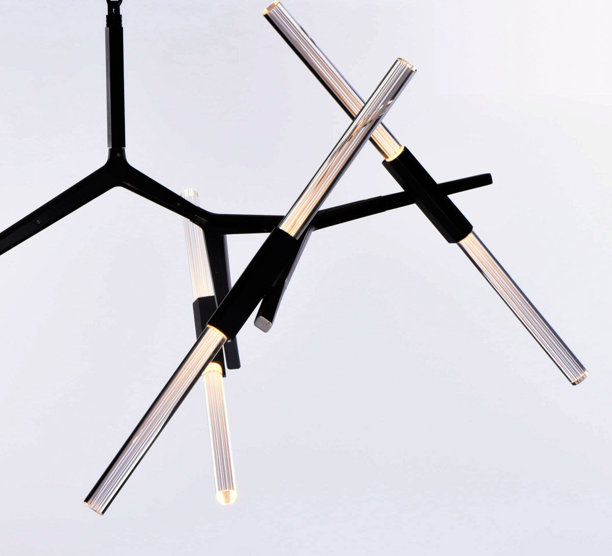 Light Saber LED LED 33.75 inch Gunmetal Mini Chandelier Ceiling Light