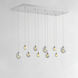 Harmony LED 33.75 inch Polished Chrome Linear Pendant Ceiling Light