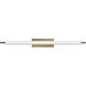 Joist LED 45.25 inch Whit Alabaster and Natural Aged Brass Wall Sconce Wall Light