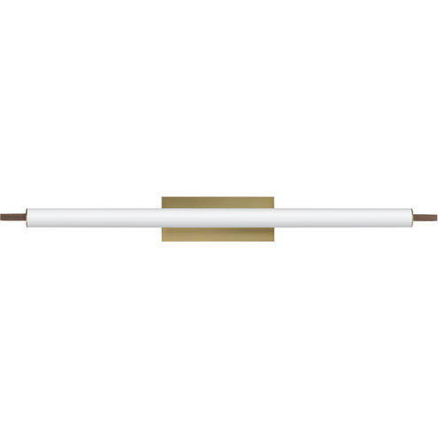 Joist LED 45.25 inch Whit Alabaster and Natural Aged Brass Wall Sconce Wall Light
