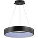 iQ WiZ LED 23.5 inch Brushed Black Suspension Pendant Ceiling Light