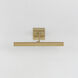 Pasha LED 12 inch Gold Wall Sconce Wall Light
