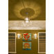 Inca Wall Sconce Wall Light in Polished Chrome, Clear/White