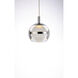 Swank LED 4.5 inch Polished Chrome Single Pendant Ceiling Light