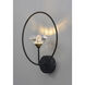 Hope LED 13.75 inch Black and Metallic Gold Wall Sconce Wall Light