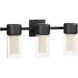 Dram LED 22 inch Black Bath Vanity Wall Light