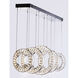 Charm LED 37.25 inch Polished Chrome Linear Pendant Ceiling Light