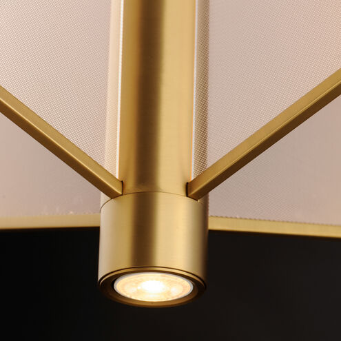 Telstar LED 26 inch Natural Aged Brass Single Pendant Ceiling Light