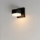 Modular LED 5 inch Black Outdoor Wall Sconce