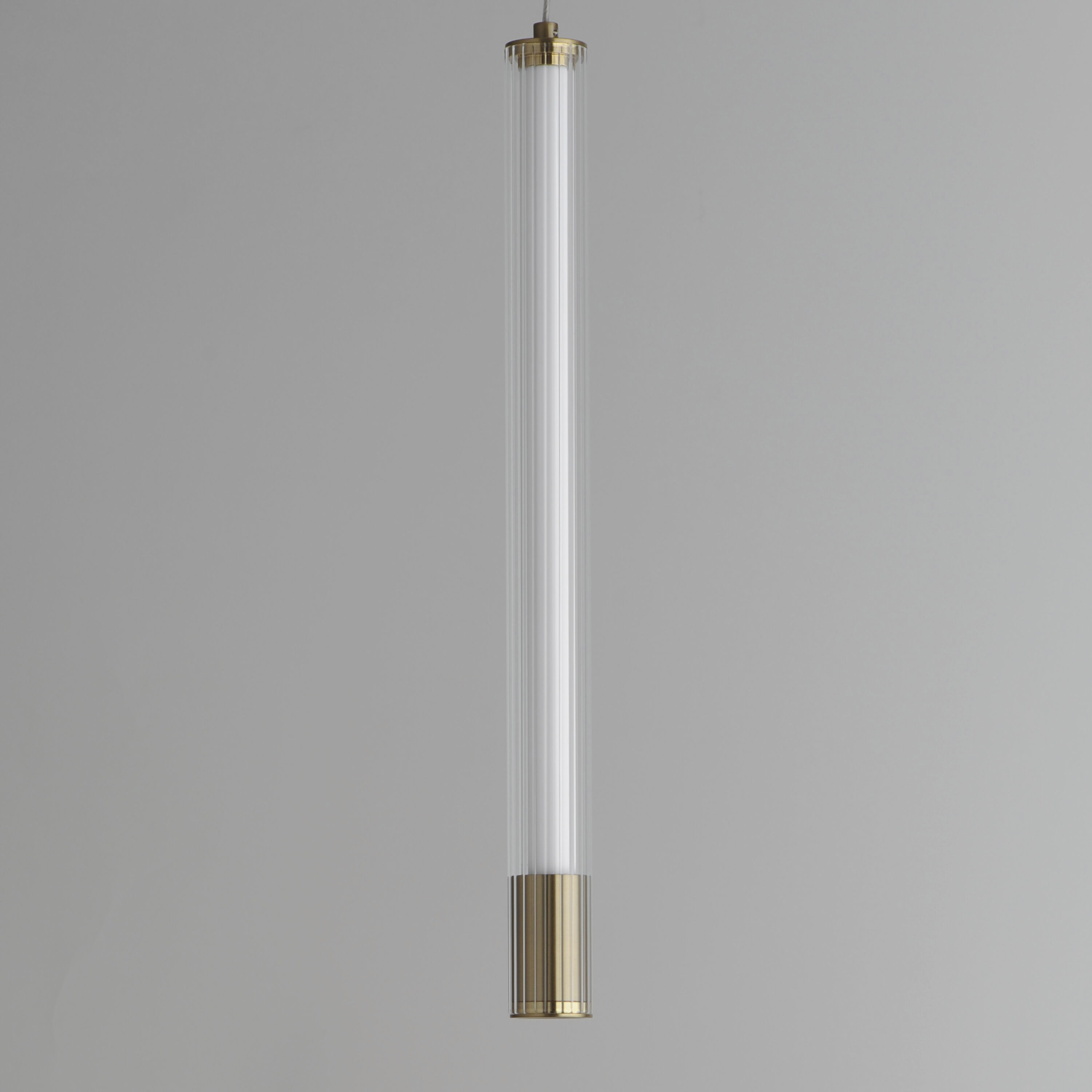 Cortex LED 1.5 inch Natural Aged Brass Single Pendant Ceiling Light