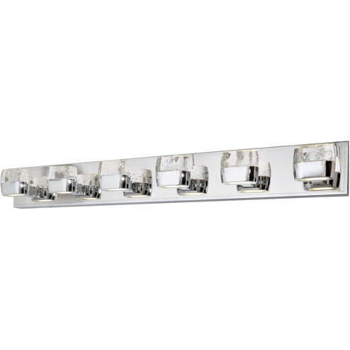 Volt LED LED 40 inch Polished Chrome Bath Vanity Light Wall Light in 40.25 in., 12 Light